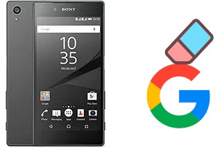 Como excluir a conta do Google em Sony Xperia Z5 Dual