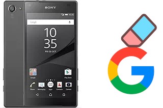 Como excluir a conta do Google em Sony Xperia Z5 Compact