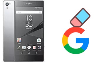 Como excluir a conta do Google em Sony Xperia Z5 Premium