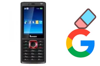 Como excluir a conta do Google em Sunsky S810