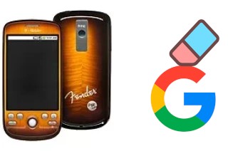 Como excluir a conta do Google em T-Mobile myTouch 3G Fender Edition