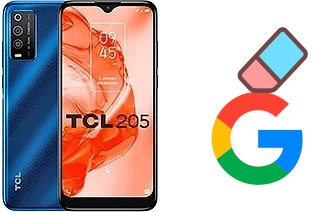 Como excluir a conta do Google em TCL 205