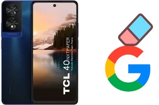 Como excluir a conta do Google em TCL 40 NxtPaper