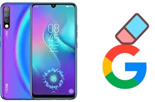 Como excluir a conta do Google em Tecno Camon 12 Pro