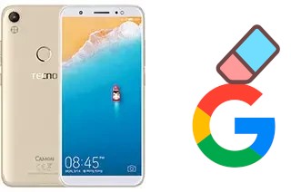 Como excluir a conta do Google em Tecno Camon CM