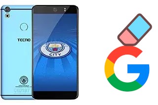 Como excluir a conta do Google em Tecno Camon CX Manchester City LE