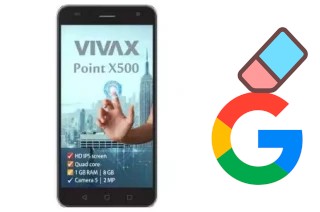 Como excluir a conta do Google em Vivax Point X500