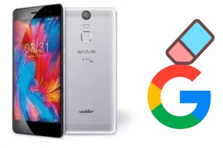 Como excluir a conta do Google em Wolder Wiam 65 Lite