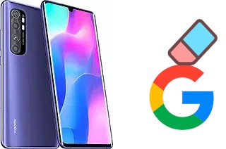 Como excluir a conta do Google em Xiaomi Mi Note 10 Lite