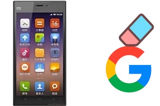 Como excluir a conta do Google em Xiaomi Mi 3 TD