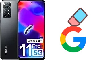 Como excluir a conta do Google em Xiaomi Redmi Note 11 Pro+ 5G