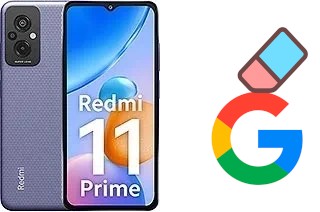 Como excluir a conta do Google em Xiaomi Redmi 11 Prime