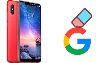 Como excluir a conta do Google em Xiaomi Redmi Note 6 Pro