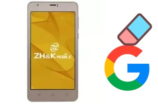 Como excluir a conta do Google em ZH-K Mobile Spark 3