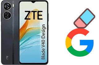 Como excluir a conta do Google em ZTE Blade V40 Design