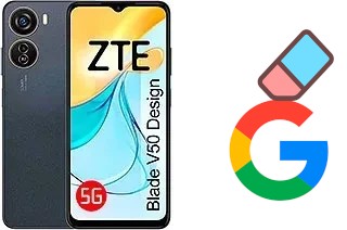 Como excluir a conta do Google em ZTE Blade V50 Design