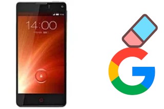 Como excluir a conta do Google em ZTE nubia Z5S mini NX403A