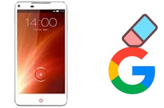 Como excluir a conta do Google em ZTE nubia Z5S