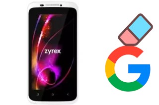 Como excluir a conta do Google em Zyrex ZA-957