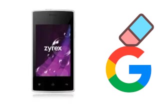 Como excluir a conta do Google em Zyrex ZA966