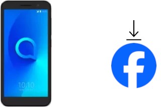 Como instalar o Facebook em um Alcatel 1 (2019)