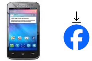 Como instalar o Facebook em um alcatel One Touch M'Pop