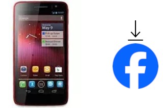 Como instalar o Facebook em um alcatel One Touch Scribe X