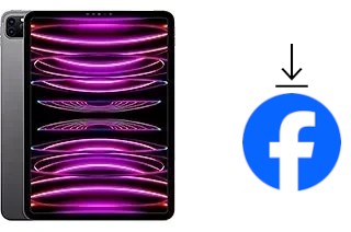 Como instalar o Facebook em um Apple iPad Pro 11 (2022)