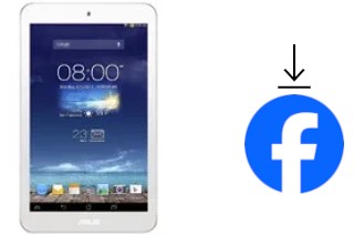 Como instalar o Facebook em um Asus Memo Pad 8 ME180A