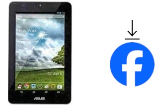 Como instalar o Facebook em um Asus Memo Pad ME172V