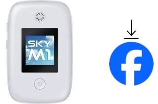 Como instalar o Facebook em um Cloud Mobile Sky M1