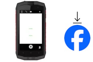 Como instalar o Facebook em um CROSSCALL Crosscall Trekker-M1 Core