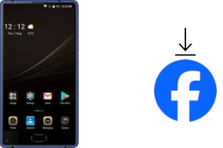 Como instalar o Facebook em um Doogee Mix Lite