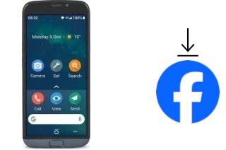 Como instalar o Facebook em um Doro 8050 Plus