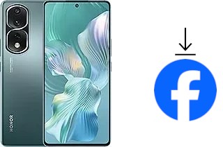 Como instalar o Facebook em um Honor 80 Pro Flat