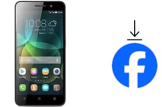 Como instalar o Facebook em um Honor 4C