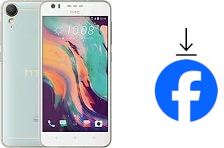 Como instalar o Facebook em um HTC Desire 10 Lifestyle