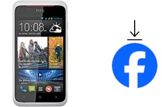 Como instalar o Facebook em um HTC Desire 210 dual sim