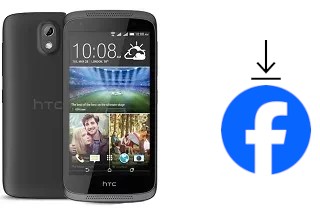 Como instalar o Facebook em um HTC Desire 526G+ dual sim