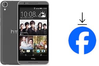 Como instalar o Facebook em um HTC Desire 820G+ dual sim