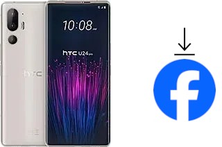 Como instalar o Facebook em um HTC U24 Pro