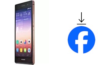 Como instalar o Facebook em um Huawei Ascend P7 Sapphire Edition