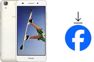 Como instalar o Facebook em um Huawei Honor Holly 3