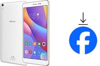 Como instalar o Facebook em um Huawei Honor Pad 2