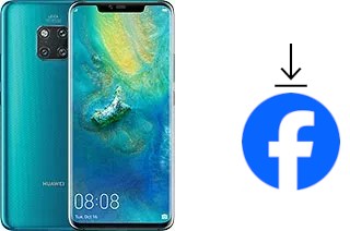 Como instalar o Facebook em um Huawei Mate 20 Pro