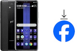 Como instalar o Facebook em um Huawei Mate 20 RS Porsche Design