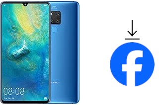 Como instalar o Facebook em um Huawei Mate 20 X