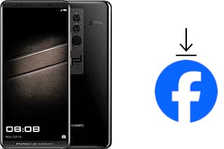 Como instalar o Facebook em um Huawei Mate 10 Porsche Design