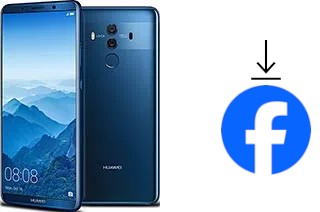 Como instalar o Facebook em um Huawei Mate 10 Pro