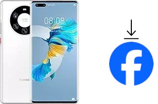 Como instalar o Facebook em um Huawei Mate 40 Pro+